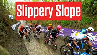 Why Cyclists Forced To Walk Koppenberg Climb In Tour of Flanders [upl. by Aamsa]