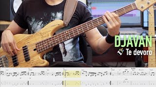 Te Devoro BASS from DJAVAN sheettab included robsonbaroli [upl. by Eibbob774]