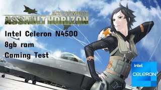 Ace Combat Assault Horizon Intel Celeron N4500 8gb ram gaming test [upl. by Greenstein264]