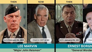 The Dirty Dozen 1967 Then and Now 2024 [upl. by Evslin334]