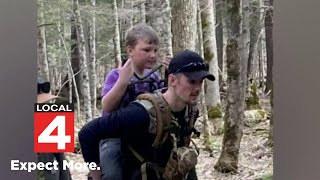 8yearold rescued after going missing in Upper Peninsula for 2 days [upl. by Mcconnell]