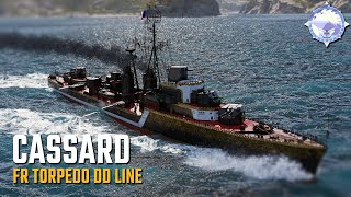 Cassard with teammate struggles  World of Warships [upl. by Annadroj]