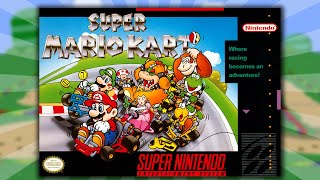 🔴 Playing Super Mario Kart 31 YEARS LATER Super Nintendo [upl. by Kimball]