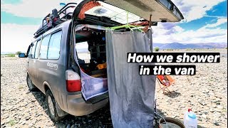 Vanlife DIY Shower  Cant cross the last river  Episode 26 [upl. by Martinsen954]