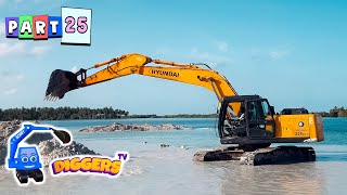 Diggers For Kids Worldwide 🌎 Trucks Mine Sites Crawler Excavators And More [upl. by Hakeem]