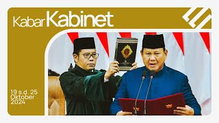 PELANTIKAN PRESIDEN PRABOWO SUBIANTO amp WAPRES GIBRAN RAKABUMING  KABAR KABINET 19 SD 25 OKT 2024 [upl. by Barty212]