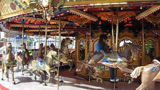 Watching Navy Pier Carousel Ride in Chicago IL [upl. by Cartwell736]