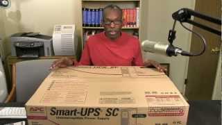 APC SC1000 SmartUPS 1000VA 120V 2U Rackmount System Unboxing [upl. by Gobert]