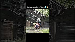 Captain America x Falcon The Brave soldier 🥶🔥shorts ytshorts marvel [upl. by Eniliuqcaj594]