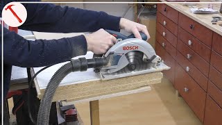 Bosch GKS 190 Handkreissäge  Unboxing und Test 1400 Watt mit 5500 Umdrehungen amp 7cm Schnittiefe [upl. by Ruben]