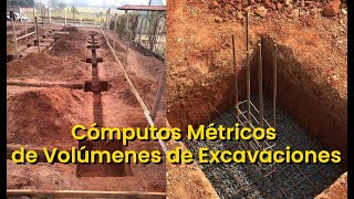 Como hacer  Cómputos Métricos de Volúmenes de Excavaciones [upl. by Ademordna380]