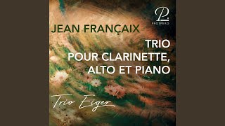 Trio pour clarinette alto et piano V Presto [upl. by Esinet]