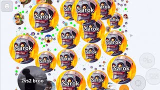 CAN I GET THE HIGHEST SCORE WORLD RECORD AGARIO MOBILE [upl. by Eirol]