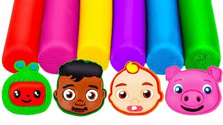 ¡Diversión con plastilina Crea a JJ Cody y amigos de CoComelon Colores y aprendizaje para niños [upl. by Emmuela]