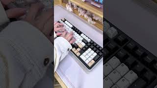 WhatGeek x Ajazz AC100 Aluminum Wireless Mechanical Keyboard Sound Test from soapcosy [upl. by Assirralc]