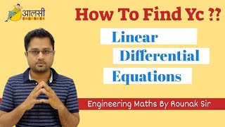 Linear Differential Equations  Complimentary Function  How to Find Yc  Rounak Sir [upl. by Filomena]