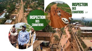 KASAI CENTRAL  INSPECTION DES CHANTIERS PAR JOSEPHMOISE KAMBULU LE GOUVERNEUR AVENUE KAMUANDU [upl. by Enitnatsnoc]