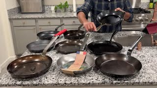 Carbon steel cookware showcasing Live [upl. by Dasha]