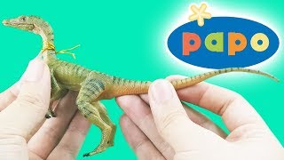 Papo® Compsognathus Review  quotCompyquot NEW 2018  The Lost World  Jurassic Park [upl. by Eatnoed]