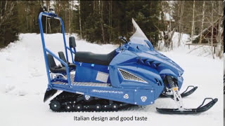 New Alpina Superclass 12L VVT 12V utility dualtrack snowmobile [upl. by Ennaeirrac]