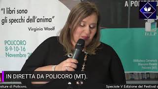 Speciale V Edizione del Festival delle Letterature di Policoro [upl. by Cordelie]