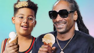 SNOOP DOG Ice Cream Taste Test  Amber Rose [upl. by Neltiac]