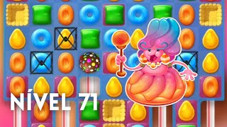 CANDY CRUSH JELLY SAGA 71  NÍVEL 71 [upl. by Gabrielle]