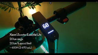 Xiaomi Electric Scooter Essential Unboxing and Setup [upl. by Quinn845]