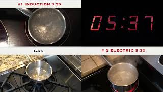 Induction vs Gas vs Electric [upl. by Fried]