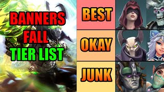 NEW Paladins Tier List From BEST To WORST  SEASON 72 BANNERS FALL [upl. by Sardella718]