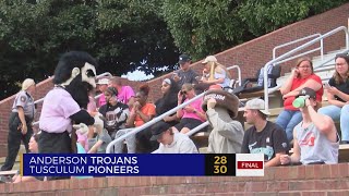 Tusculum earns first win of 2024 over Anderson [upl. by Leryt]