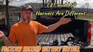 Second Battery Installation Just Like The Factory  2024 Chevrolet Silverado 2500HD 66 L8T Gas [upl. by Nylear]