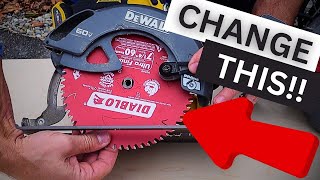 How to Change a Circular Saw Blade  For Beginners [upl. by Olegnaleahcim]