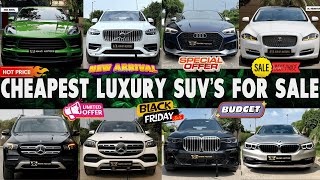 Cheapest Luxury SUVs For Sale  Less Driven Under Warranty Luxury  Porsche Volvo Audi JaguarBMW [upl. by Eaves]