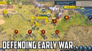 This is how you defend against early war  6 Civ 6 Overexplained Arabia Lets Play Ep 3 [upl. by Sondra]