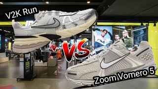 จับ Nike Zoom Vomero 5 Vs V2K run ที่ JD sport รองเท้าที่เค้าว่าใส่แล้วสบายเท้า [upl. by Gen]