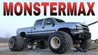 Building the worlds first DURAMAX MONSTER TRUCK 3 foot wide wheels [upl. by Bar851]