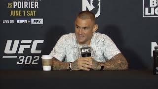 Dustin Poirier reacts to Khabib Nurmagomedov praising him calling him underrated to Islam Makhachev [upl. by Anivle]