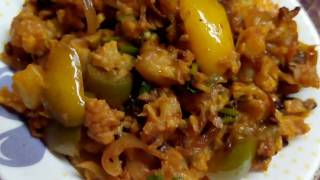 Cauliflower dry curry recipeCauliflower dry recipe in tamilCauliflower dry recipe for chapathi [upl. by Didi]