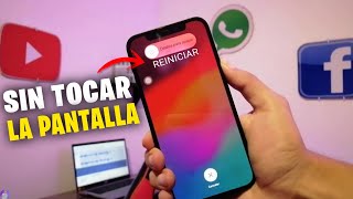 ✅ Como REINICIAR UN IPHONE Sin Tocar la Pantalla REINICIO FORZADO [upl. by Ahser]