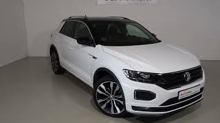 Volkswagen T ROC Sport R LINE Manual Blanco Techo Negro [upl. by Anaitsirhc]