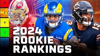 Updated 2024 Dynasty Rookie Rankings amp Tiers [upl. by Agrippina327]