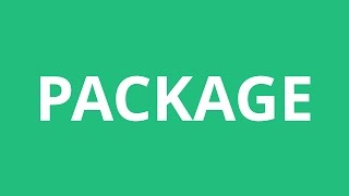 How To Pronounce Package  Pronunciation Academy [upl. by Beatty]