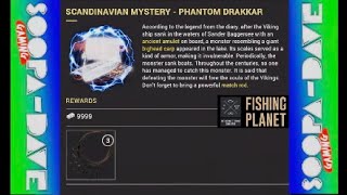 Scandinavian Mystery Phantom Drakkar Mission Fishing Planet Halloween Event [upl. by Serdna]