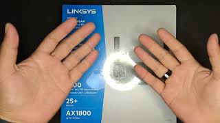 UNBOXING LINKSYS E7350 DUAL BAND AX1800 WIFI 6 ROUTER 032TECH  KUAN [upl. by Ssur]