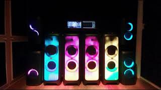 JBL partybox speakers 100 300 1000 and flip 5 home sound system [upl. by Esir407]