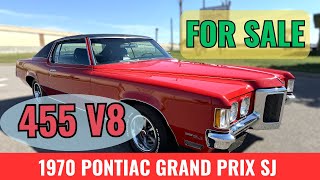 1970 Pontiac Grand Prix SJ  455 V8  FOR SALE  usa pontiac v8 [upl. by Libbna]