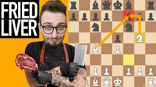 WIN IN 8 MOVES  The Fried Liver Attack [upl. by Vilhelmina104]