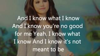 Selena Gomez  My Dilemma lyrics [upl. by Neumeyer]