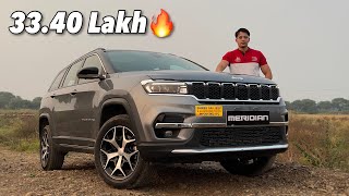 Mini Grand Cherokee😍 2024 Jeep Meridian Diesel Auto Limited Opt Drive Review [upl. by Sikes567]